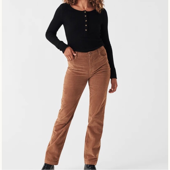 Faherty | Jeans | Faherty Women Stretch Cord Julianne Pants Brown ...